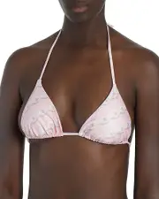 Versace Vita Triangle Bikini Top