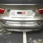 Rear Bumper Sill Cover Protector Guard for VW Golf Mk7 2015-2021 Brushed Steel (for: Volkswagen)