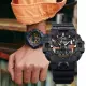 【CASIO 卡西歐】強悍鏽鐵 粗曠堅韌 大錶徑 雙顯系列 53.4mm(GA-700RC-1A)