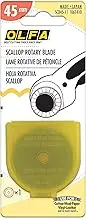 Olfa 45mm Rotary Blade Refill, Scallop