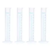 Plastic Graduated Cylinder, 500ml Measuring Cylinder, Test Tube Beakers, 4Pcs