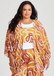 [Taking Shape] Taking Shape Elverina Garbara Cape in Multi - Women's Accessories Multi