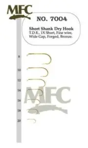 Montana Fly Company (MFC) Fly Tying Hooks: 7004 Series