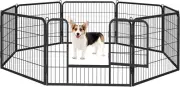 Dog Playpen Indoor, Extra Wide Outdoor Dog Fence Foldable Pet Puppy Exercise Pen