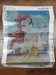 Paint Gem Disney’s BEAUTY AND THE BEAST Belle Diamond Art Craft 30x40 cm Canvas