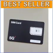 Versatile 3-in-1 Verizon 5G & 4G LTE SIM Cards with Easy Access SIM Key Set