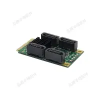 在飛比找Yahoo!奇摩拍賣優惠-MINI PCI-E轉4口SATA3.0擴展卡黑群暉mini