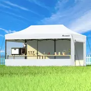 3x6m Gazebo ALFORDSON Pop Up Marquee Side Wall Portable White