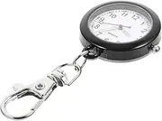[LIFKOME] Fob Watch for Changeable Clocks Timing Chain for Watch Scratch Remover Chains Watch Keychain Digital Pocket Watch Watches for Zinc Alloy Black