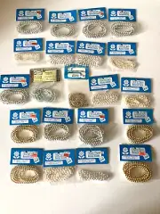 Lee Ward Franks Jewelry Strand String Gold Silver Pearl Bead Vtg Craft Lot 6mm