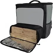 60L XL Large Insulated Food Delivery Backpack Expandable Catering Cooler Bag Waterproof Pizza Bag for Uber Eats Skip The Dishes Thermal Food Bag for Bike for Beach, Picnic, Camping UberEats Doordash