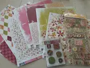Super cute! 12x12 Paper And Embellishments "Hoopla" by We r Memory Keepers