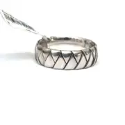 New DAVID YURMAN Men's 8mm Cairo Wrap Band Ring In Sterling Silver Size 13