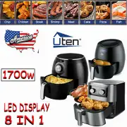 UTEN Electric Air Fryer Oven Digital Touch Screen Cooker W/Temp Control & Timer