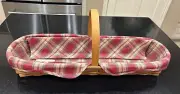 Longaberger 2005 Baguette Basket Combo