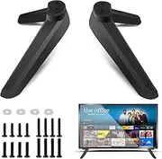 Universal TV Stand, TV Base Feet with Screw Set, TV Bracket, TV Mounts Replacement TV Stand Legs for Most LED Plasma Flat Screens 27 28 29 30 32 37 40 55 inch