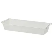 KOMPLEMENT mesh basket with pull-out rail, white, 100x35 cm