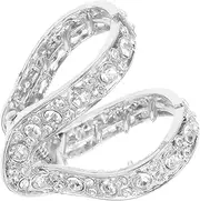 Claw Clip Hair Holder for Women Shape Rhinestone Ponytail Cuff Secure High Ponytails and Lightweight Easy to Use Hair Accessories for Stylish Hairstyles