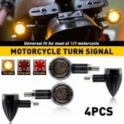 LED Bullet Red Brake Blinker Turn Signal Tail Light Super Bright For Motorcycle