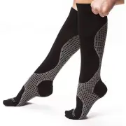 XL Compression socks knee high feet leg pain relief men size 12 + women 13.5