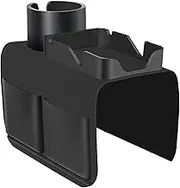Sofa Cup Holder with Tray - Non-slip Armrest Organizer, Sofa Side Pocket | Sofa Cup Holder Beverage Storage Silicone Drink Holder, Multipurpose Cup Holder Home Organizer with Tray and Side Pockets