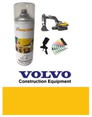 Volvo Yellow Digger Excavator Paint High Endurance Enamel Paint 400ml Aerosol