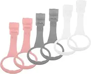 UPKOCH Crib Hand Pull Rings for Baby 6 Pack Walking Assistant Rings Toddler Bed Stand up Ring Safe Hanging Ring Early Learning