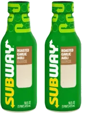 Subway Roasted Garlic Aioli Sauce - 16 fl oz - 2 pack