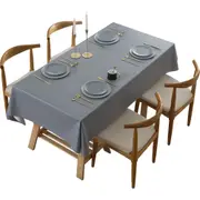 Simple Tablecloth Waterproof Oil-Proof Spill-Proof PVC Rectangle Tablecloth
