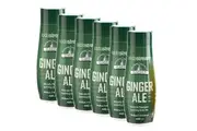 6x SodaStream Classics Ginger Ale 440ml Sparkling Soda Water Syrup Drink Mix