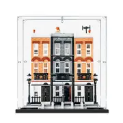 Acrylic Display Case for LEGO 76408 Harry Potter 12 Grimmauld Place Figure Storage Box Dust Proof Glue Free