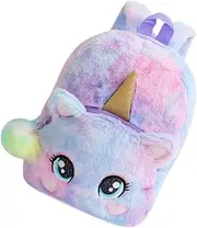 [OATIPHO] Cute Backpack Plush Unicorn Kids Bag for School Comfortable and Durable Shoulder Bag