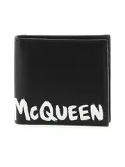Alexander Mcqueen Graffiti Bifold Wallet