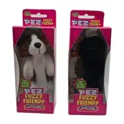 PEZ Fuzzy Friends Molly Poddle & Barney Beagle Candy Backpack Clip 2001