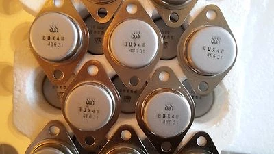 BUX48 Qty2 SGS-Thomson HIGH POWER NPN SILICON TRANSISTORS Ic- 15A 850V- Ucb