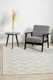 York Alice Natural White Rug