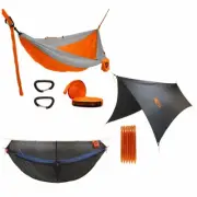 50% OFF Kampin Gear HHR Complete Kit- Hammock, Tree Straps, Rain Fly and Bug Net