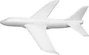 Kisangel DIY Foam Airplane for Unfinished Glider Model for Painting and Decorating Lightweight Manual Throwing Plane Outdoor Activity for Creative Fun