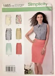 Simplicity Pattern 1465 Misses' Skirt in 2 Lengths Sewing Craft Project (H)