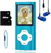MP3 Player / MP4 Player, Hotechs MP3 Music Player with 32GB Memory SD Card Slim Classic Digital LCD 1.82'' Screen MINI USB Port with FM Radio, Voice Record