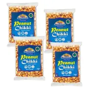 Rani Peanut Chikki (Brittle Candy) 100g (3.5oz) x Pack of 4