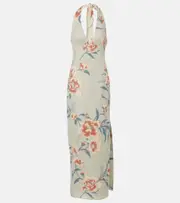 [SIR] SIR Floral linen maxi dress AU 6 multicoloured