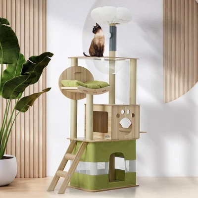 Alopet Cat Tree Tower Scratching Post Scratcher 160cm Condo House Bed Furniture