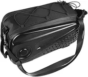Rear Bag for Bikes | 8.6L Hard Shell Bag with Reflective Strap | Riding Storage Organizer Accessories for Keys Water Cups Sunscreen Mobile Phones Cards