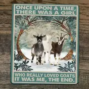 Mouse Pad Once Upon a Time There was a Girl who Really Loved Goats