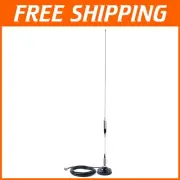 Heavy-Duty 28" CB Antenna with Premium Magnetic Mount & Efficient Coaxial Cable