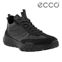 在飛比找momo購物網優惠-【ecco】RETRO SNEAKER M 復古拼接皮革休閒