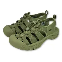 在飛比找Yahoo奇摩購物中心優惠-KEEN NEWPORT H2 寬織帶涼鞋 男 軍綠 溯溪鞋
