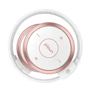 T6 Mini Sport bluetooth Earphone Noise Cancelling Waterproof Sweatproof Over-ear Headphone Support FM TF Card WHITE COLOR