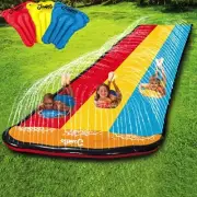 Jambo XL Premium Slip Splash and Slide with 3 Bodyboards Heavy Duty Water Sli...